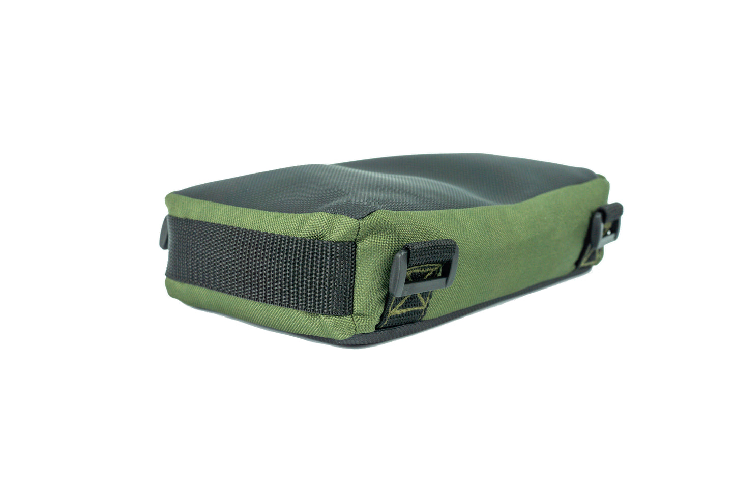 Mała poduszka strzelecka "Flat Bob" z paskami i wypełnieniem